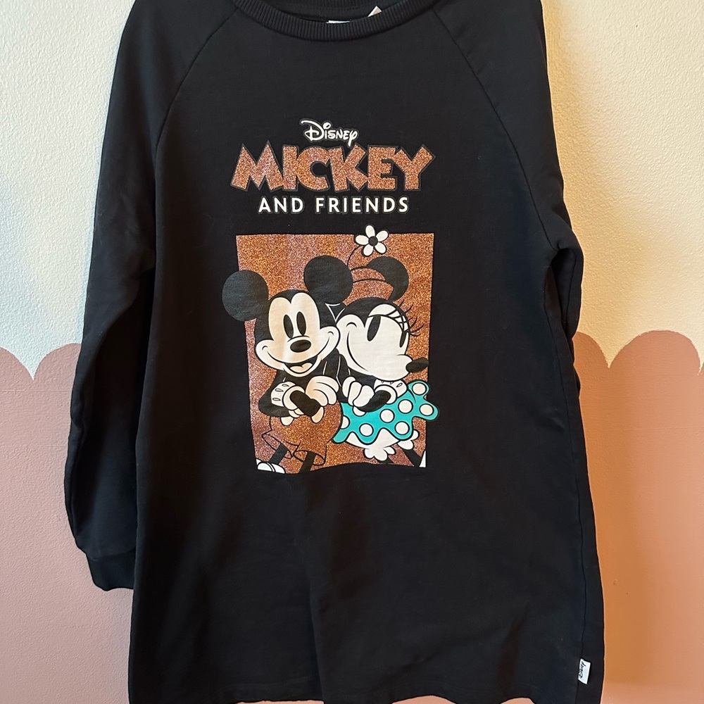 Disney Mickey and Friends Black Kids Shirt